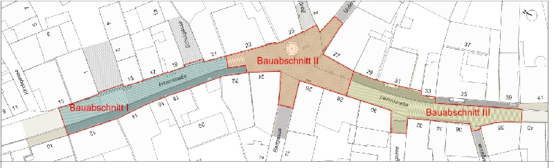 Umgestaltung Herrnstraße Mitte - Vollsperrung 1. Bauabschnitt ab 11. April