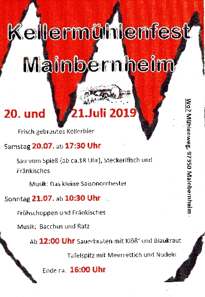 Kellermühlenfest 2019