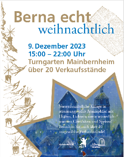 Weihnachtsmarkt 2023 in Mainbernheim...